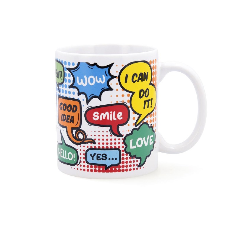 CANECA CERAMICA 33cl WOW COMIC QD