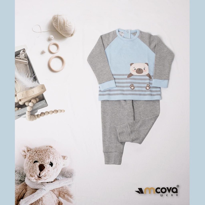 PIJAMA CRIANÇA M-SAWYER C/CARDA BSW.7134 100%ALG.