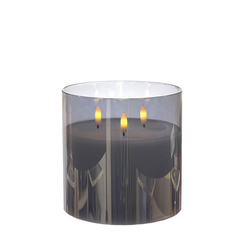VELA LED CHAMA 3D 15X15X15CM