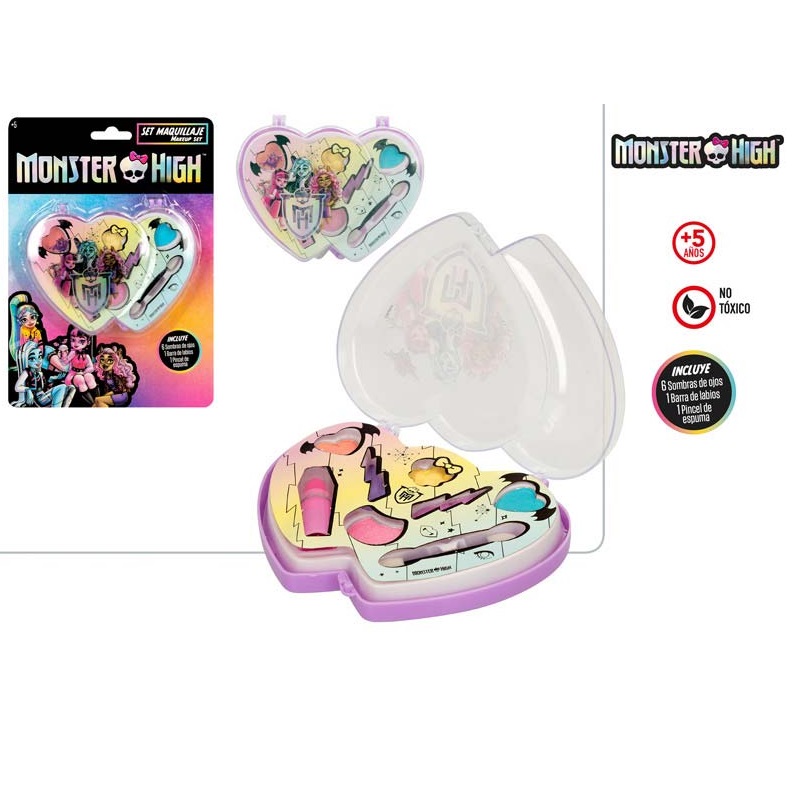 MENINA- CONJ. DE MAQUIAGEM MONSTER HIGH 16X2.5X22.5CM