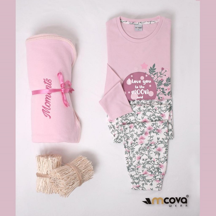 PIJAMA MULHER M-SYMONE C/CARDA WSW.7840 100%ALG.