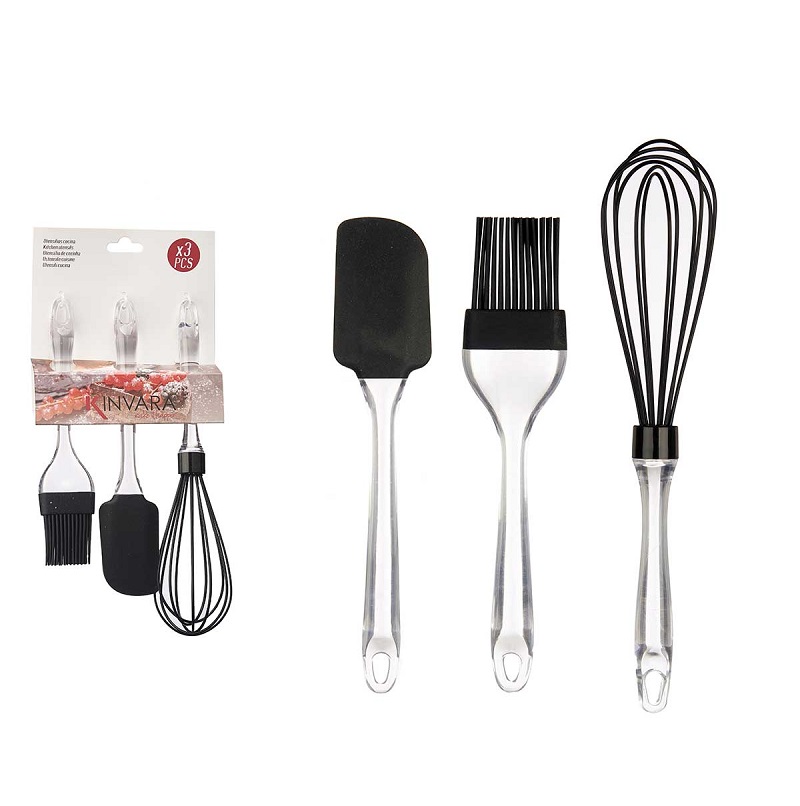 CONJ. 4 UTENSILIOS DE COZINHA SILICONE