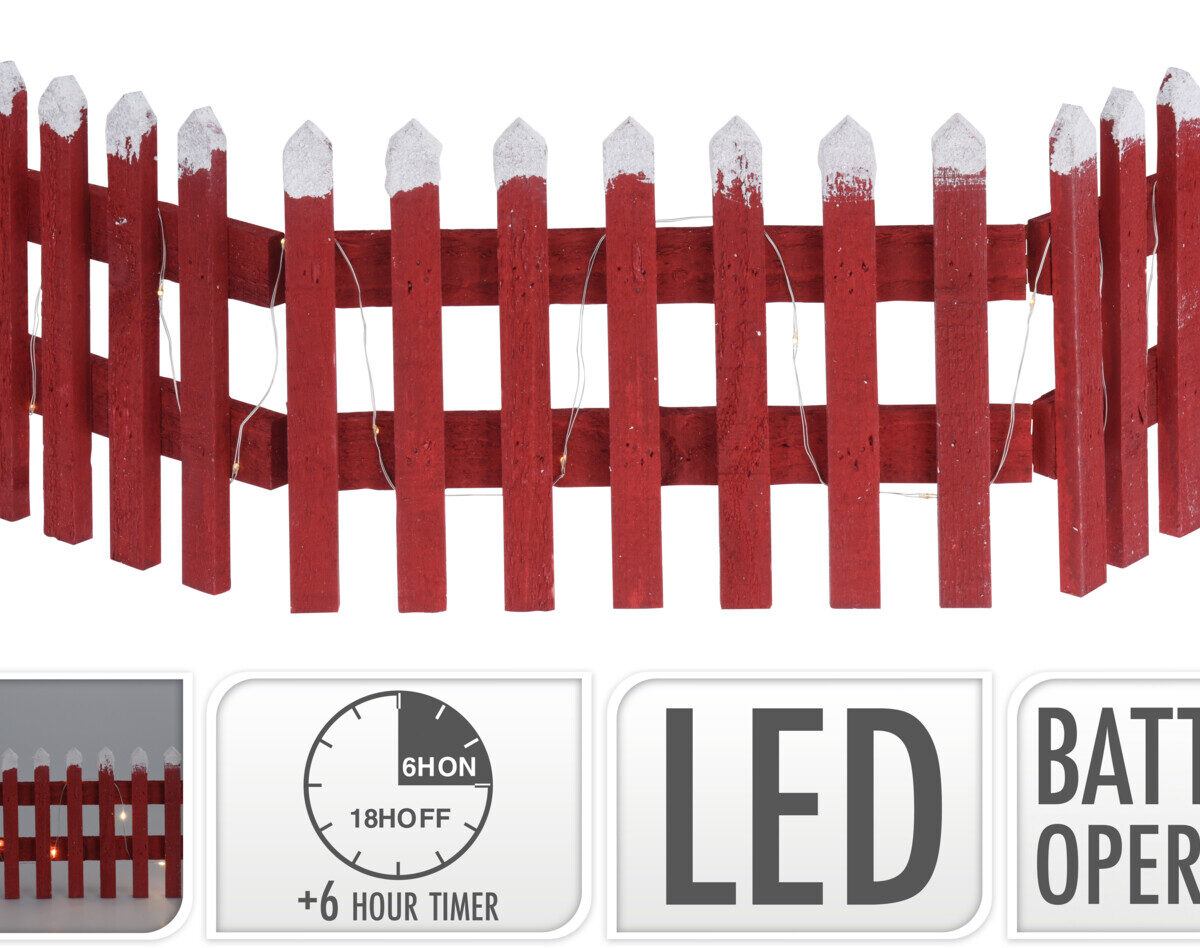 CERCA MADEIRA LED 90x20cm