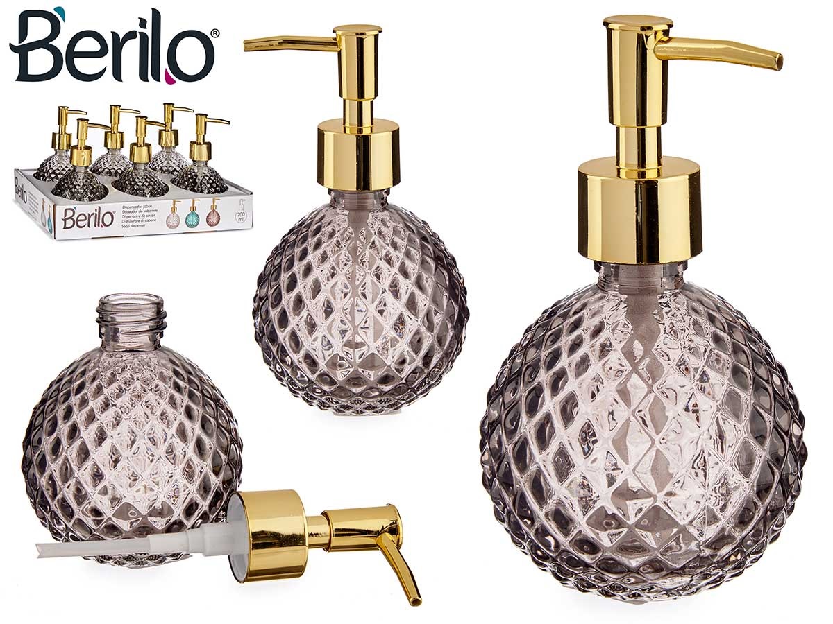 DOSEADOR VIDRO BOLA ANTRAC./DOURADO