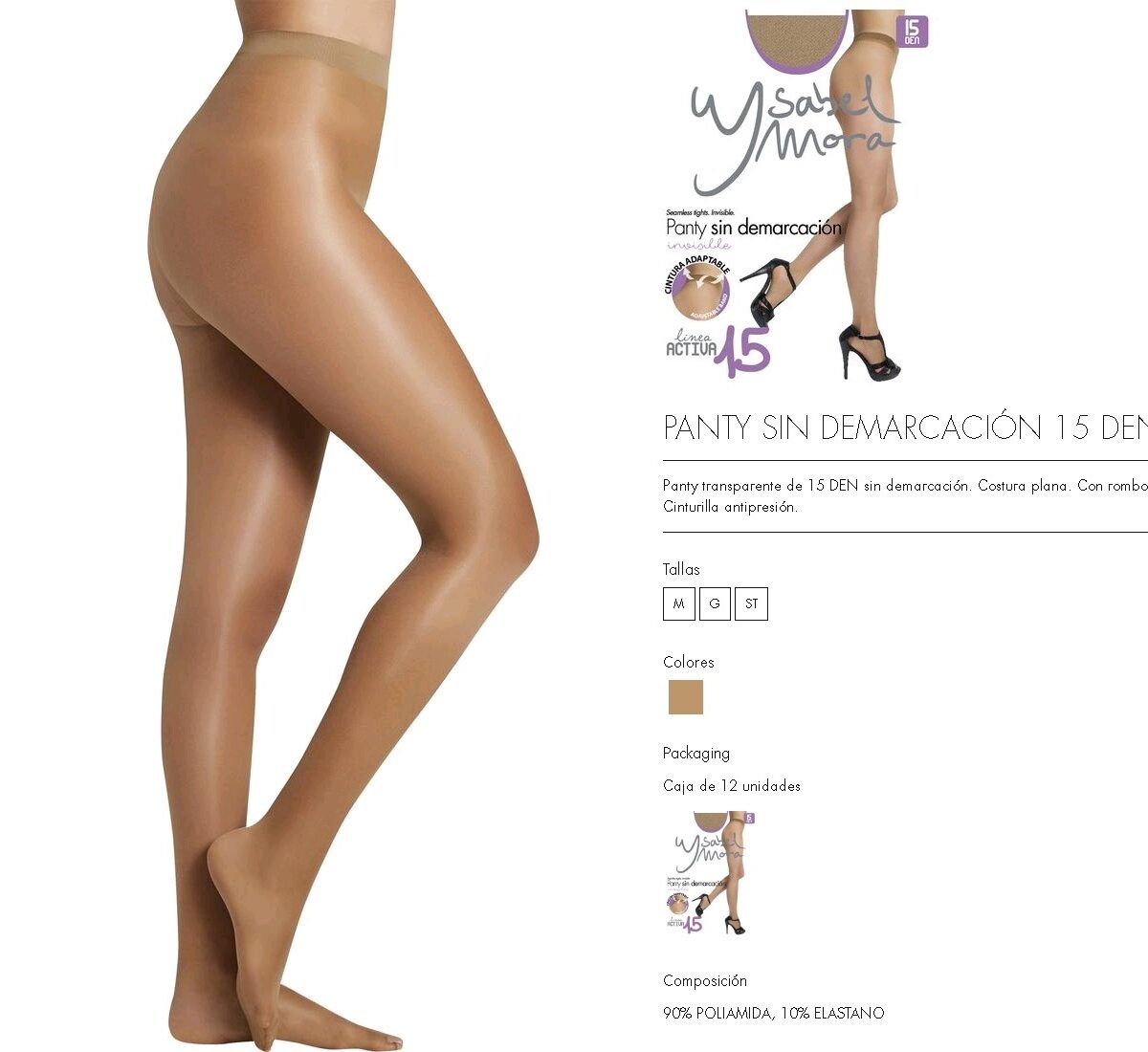 IM- COLLANT S/DEMARC. 15DEN BRONCE 16413 T-ST