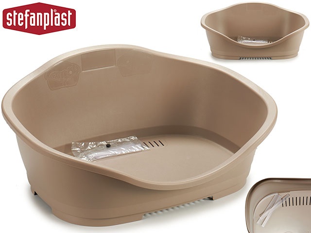 CAMA P/ANIMAIS BEGE MED. 68X49X28CM