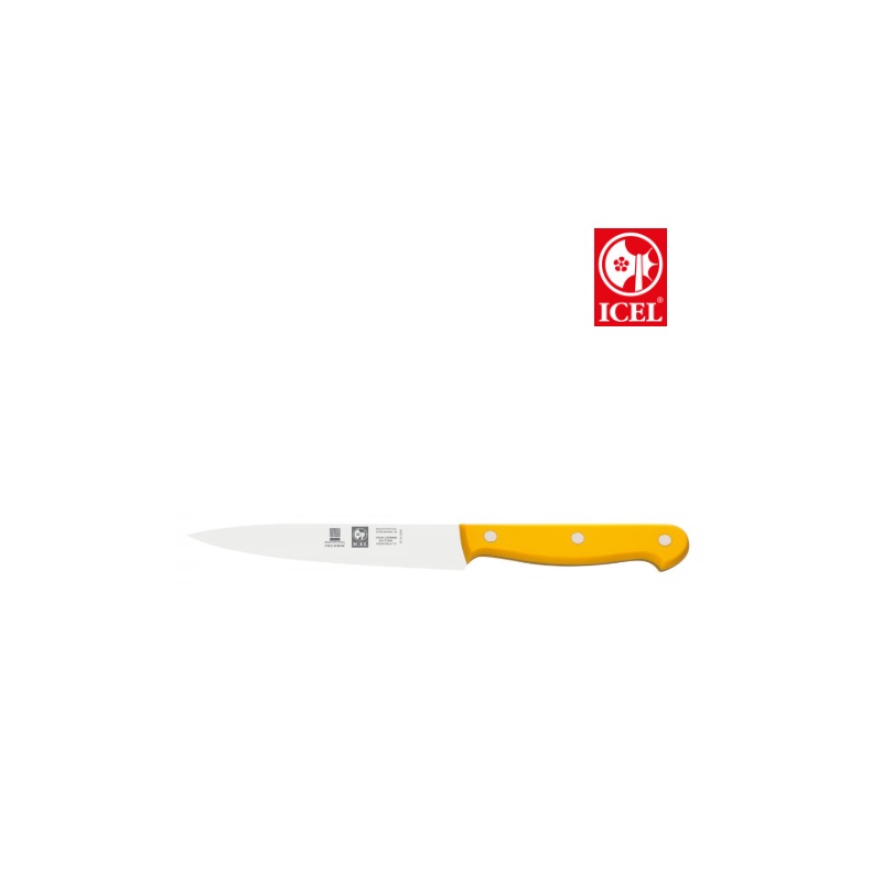 ICEL- FACA INOX 15CM C/CABO AMARELO